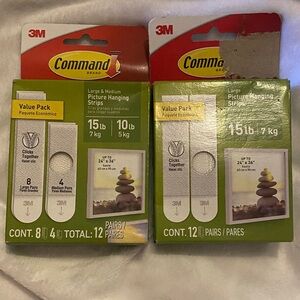 3M Command Picture Hanging Strips - White